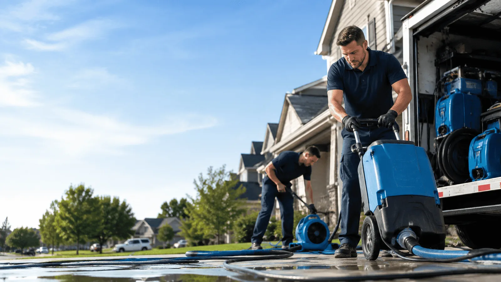 Dehumidification being performed in Gilmore City, IA